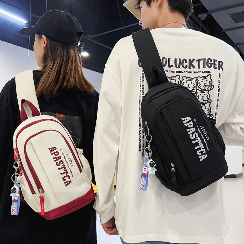 Chest packs, large-capacity sports, small-ass, light-ass students, multi-purpose leisure shoulder packs
