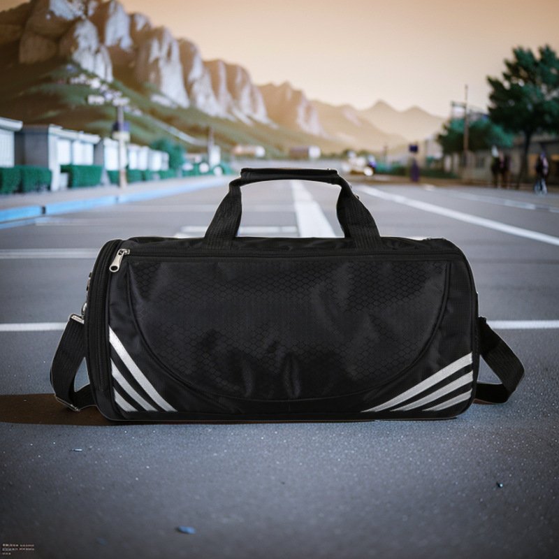 2024 single-shoulder gymnasium bag slashing across hand-cargo bag tour bag cylindrical
