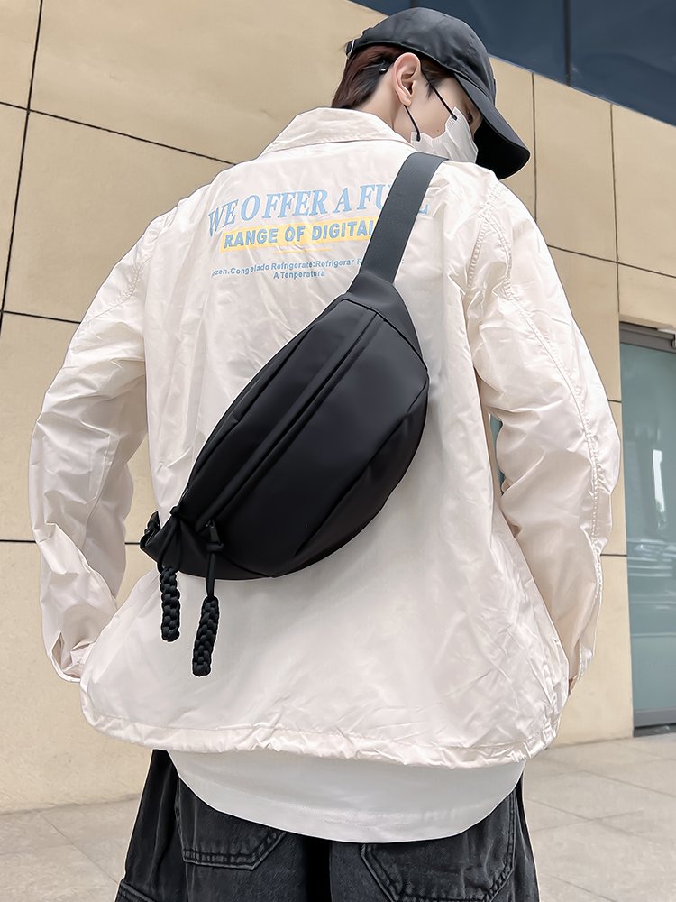 2024 new chest bag, male one-shoulder bag, male slant bag, male twirl bag