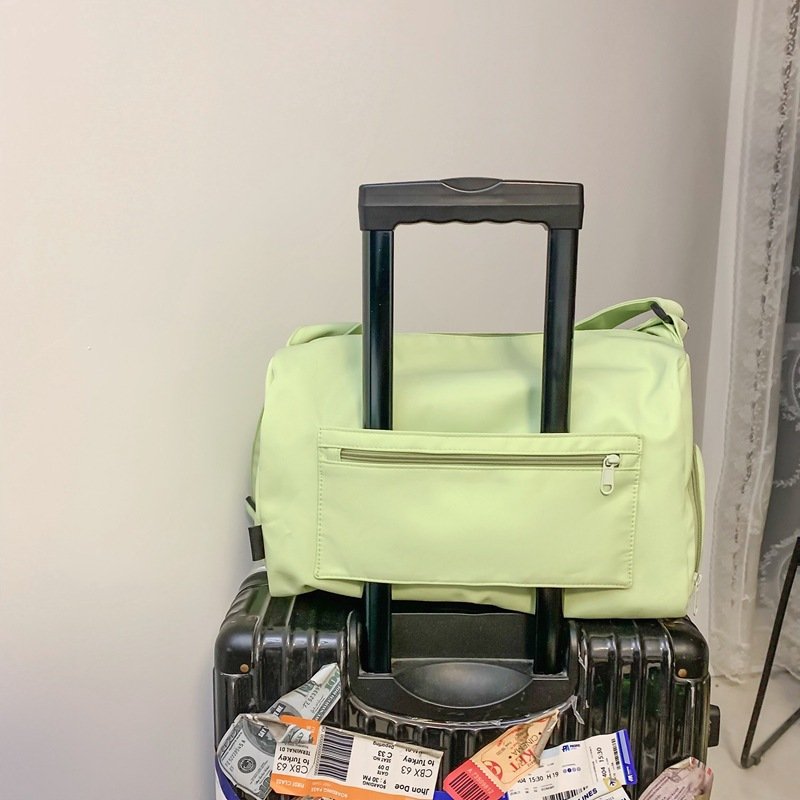 Yoga gymnasium bag, light and high-capacity shoe silo sports bag, short trip bag, one shoulder bag