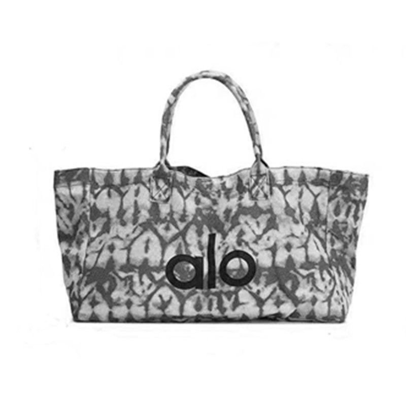 alo yoga yoga one-shoulder dhow bag for men and women general-capacity shopping bag sports kit
