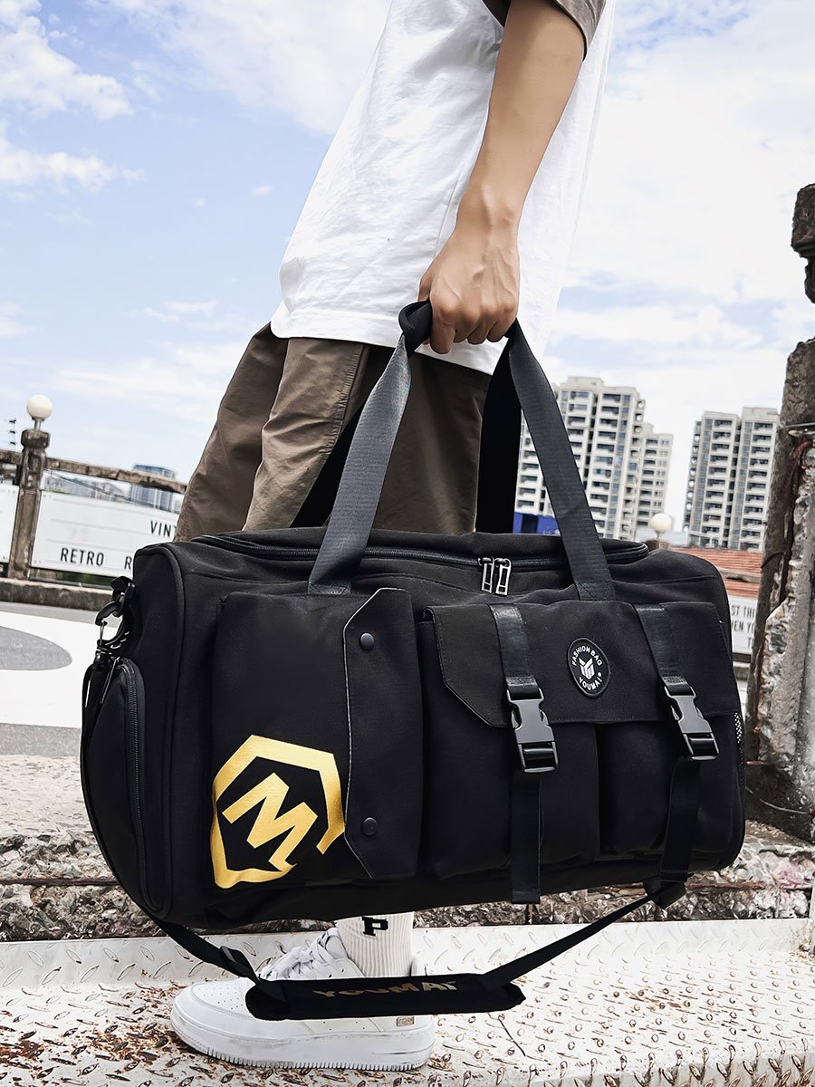 Travel bag for women with high-capacity tropics, sports kit for dry, wet and separated students, and for men