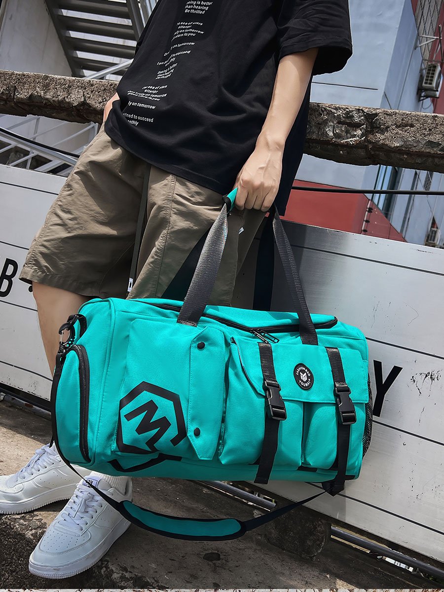 Travel bag for women with high-capacity tropics, sports kit for dry, wet and separated students, and for men