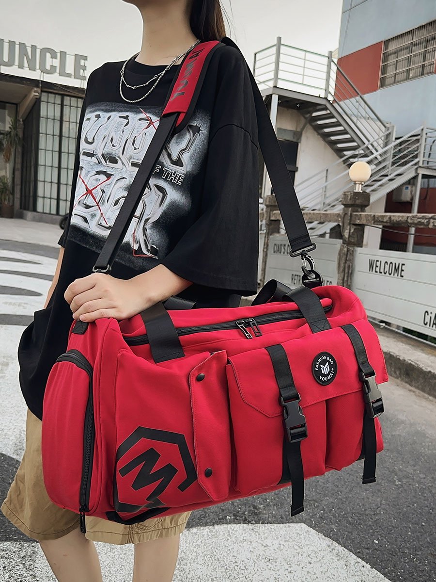 Travel bag for women with high-capacity tropics, sports kit for dry, wet and separated students, and for men