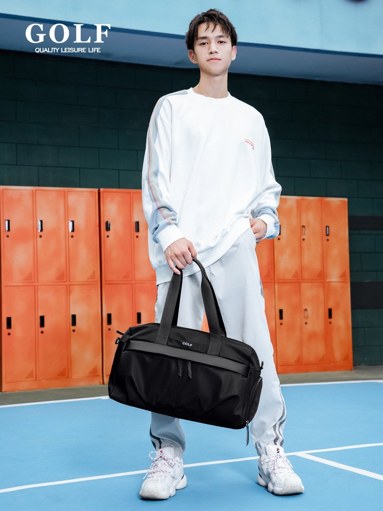 THE GOLF DRY AND WET SEPARATION SPORTS PACK, A LARGE-CAPACITY TRAVEL KIT FOR MEN AND WOMEN, MULTI-PURPOSE, ONE-SHOULDER SLANT BAG