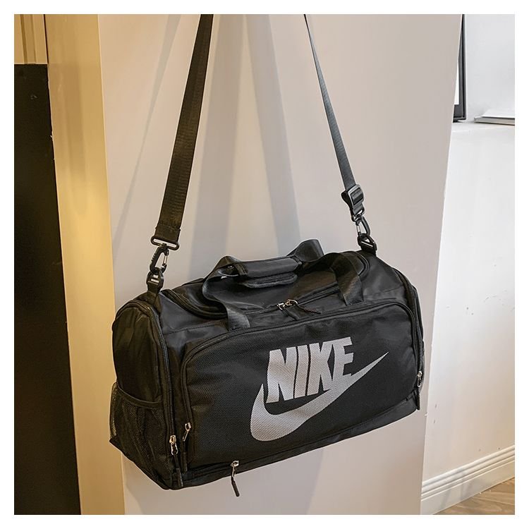 Nike gym packs for men and women, large-capacity dry and wet, separate handbags, slant-bags, sports training basketball packs