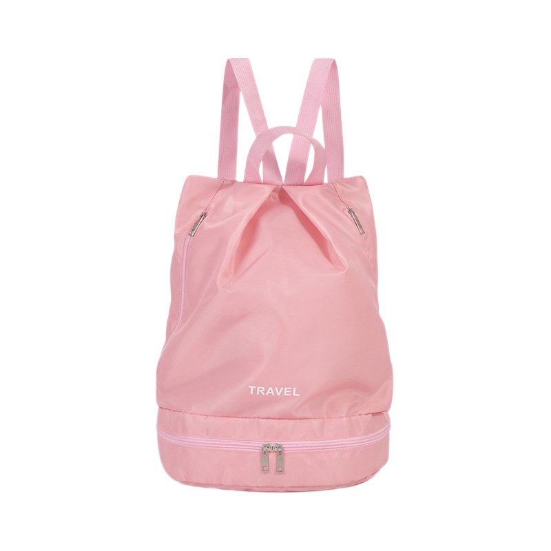 Swimming packs of women's dry and wet separation gyms equipped with male swimsuits and waterproof bags