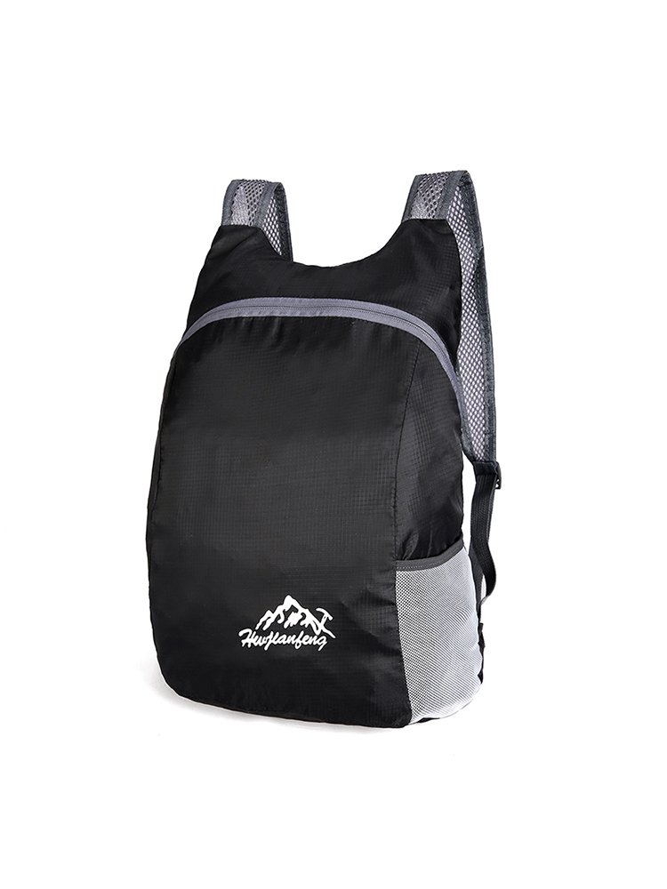 Double-shoulder backpacks folding out-of-house sports students with a large capacity of men and women to carry waterproof bags