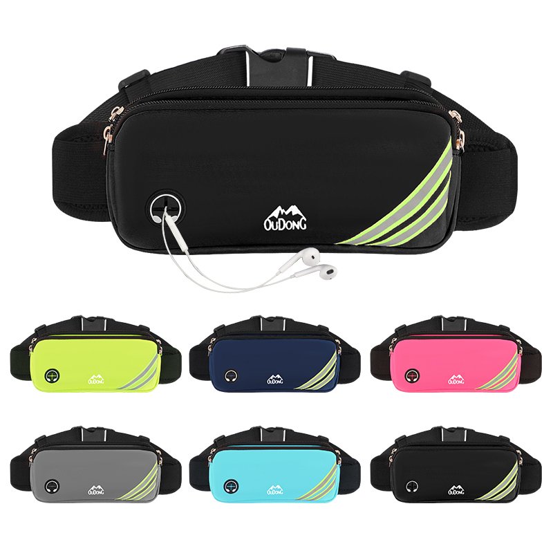 A male and female gym bag with a light waterproof and invisible belt and a sports bag