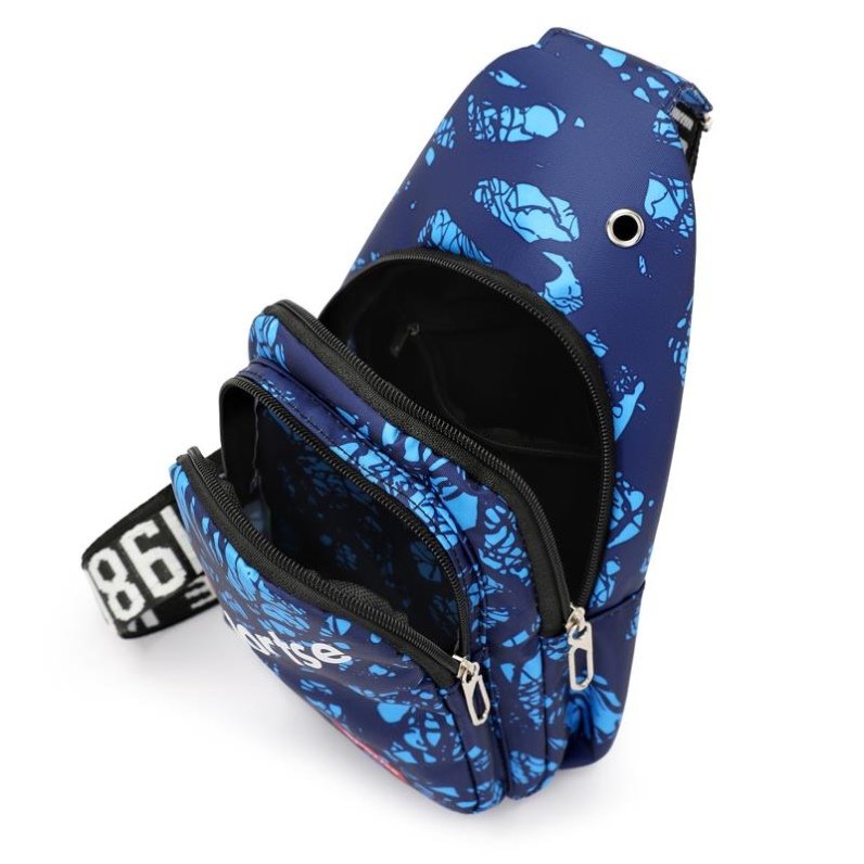 Zoo nylon packs, high-capacity slanted crotch chums, Oxfa waterproof shoulder packs