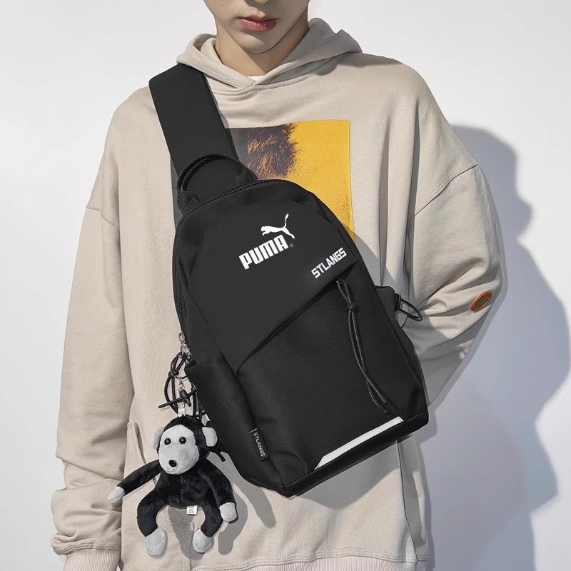 Puma Puma's new waistbag male slant-bag female, one-shouldered chest bag light-plug