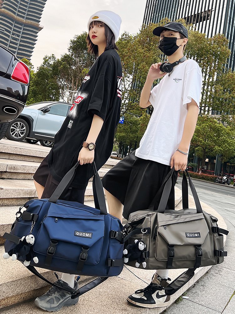 Travel bag, male gym bag, large capacity lady short-distance handbag, dry and wet separation sports training backpack