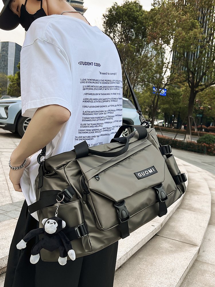 Travel bag, male gym bag, large capacity lady short-distance handbag, dry and wet separation sports training backpack