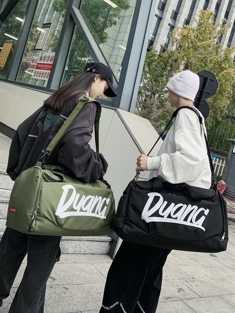 Gymnasium packs for dry and wet separation of men and training in handbags with large-capacity short-distance bags