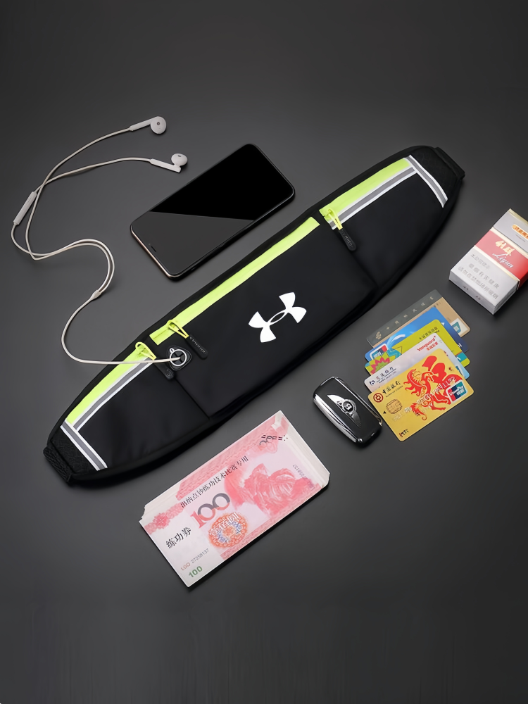 A sports waist bag, a multi-purpose marathon, a waterproofing device, a mini-cube