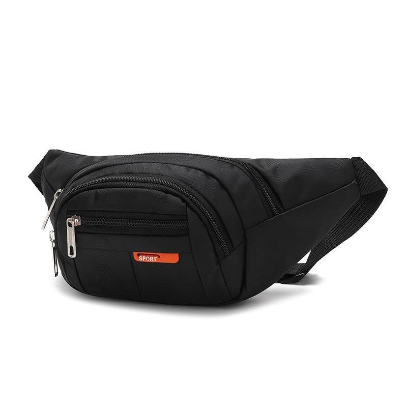 A new water-proof waist bag, a man's cash and a zero-barrel trip, a running biker's slop bag