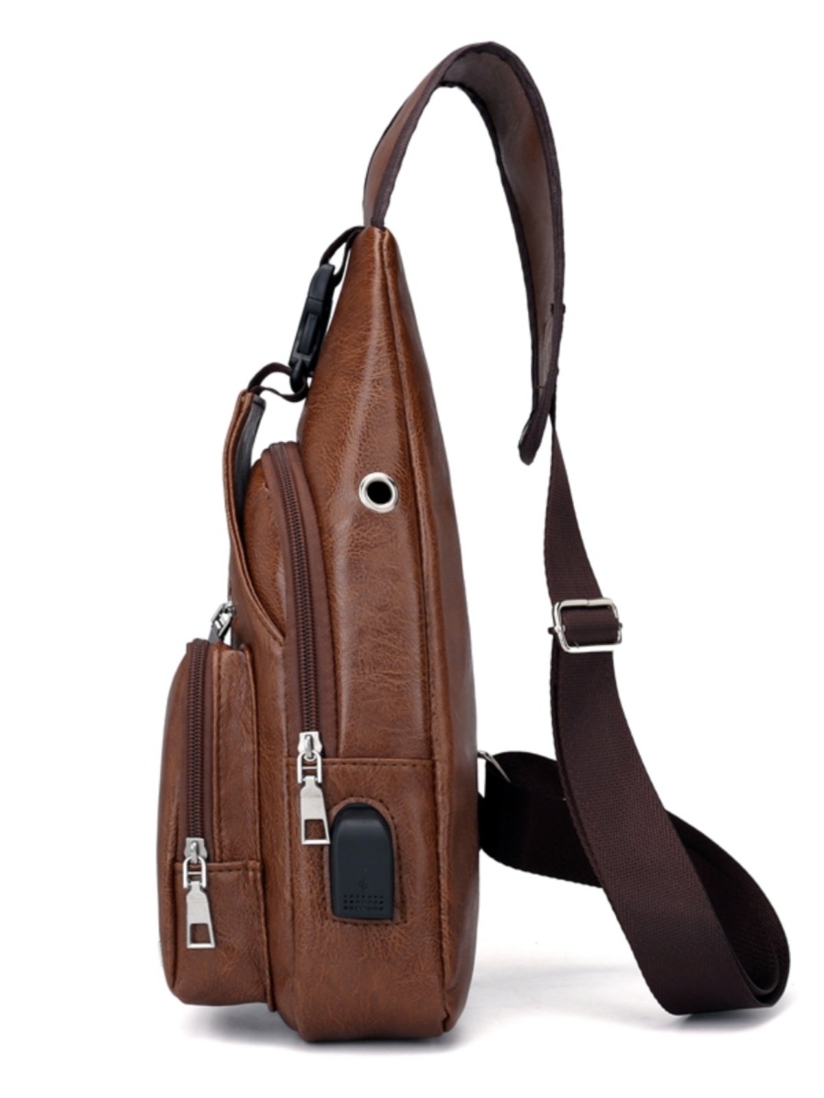 2024 korean version of the ub-charged plattered plattered plattered plattered, multi-purpose, fashion-treasure sports shoulder pack