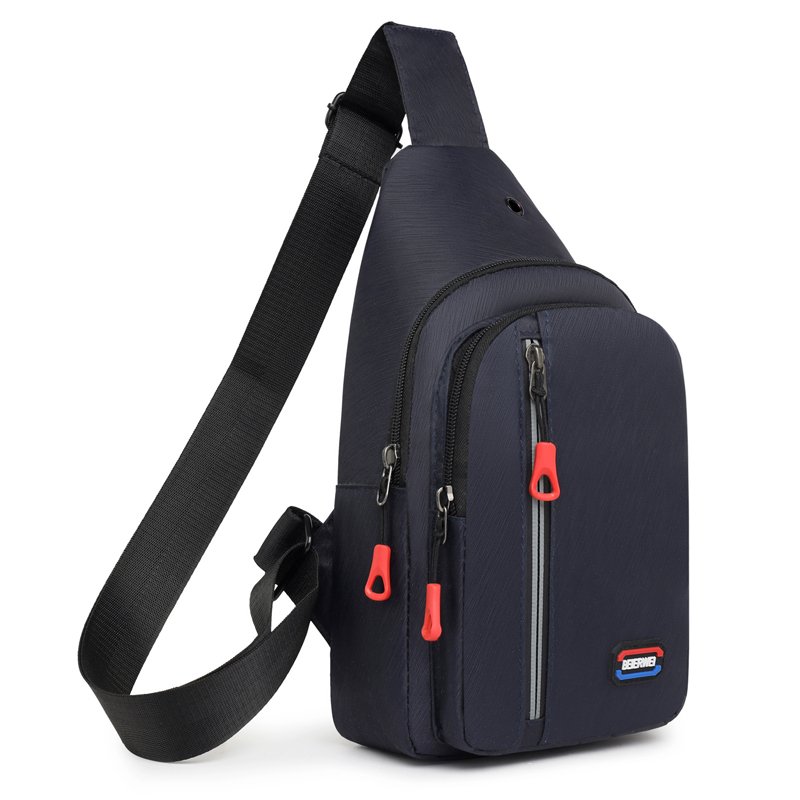 Korean large-capacity man, one-shoulder slash, multi-purpose tide-recreational sports kit, new Oxford Waterproof