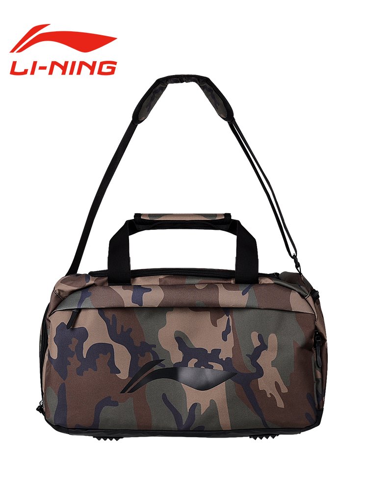 Li Ning Gym bag, the new man's genre, can carry a large black slant bag
