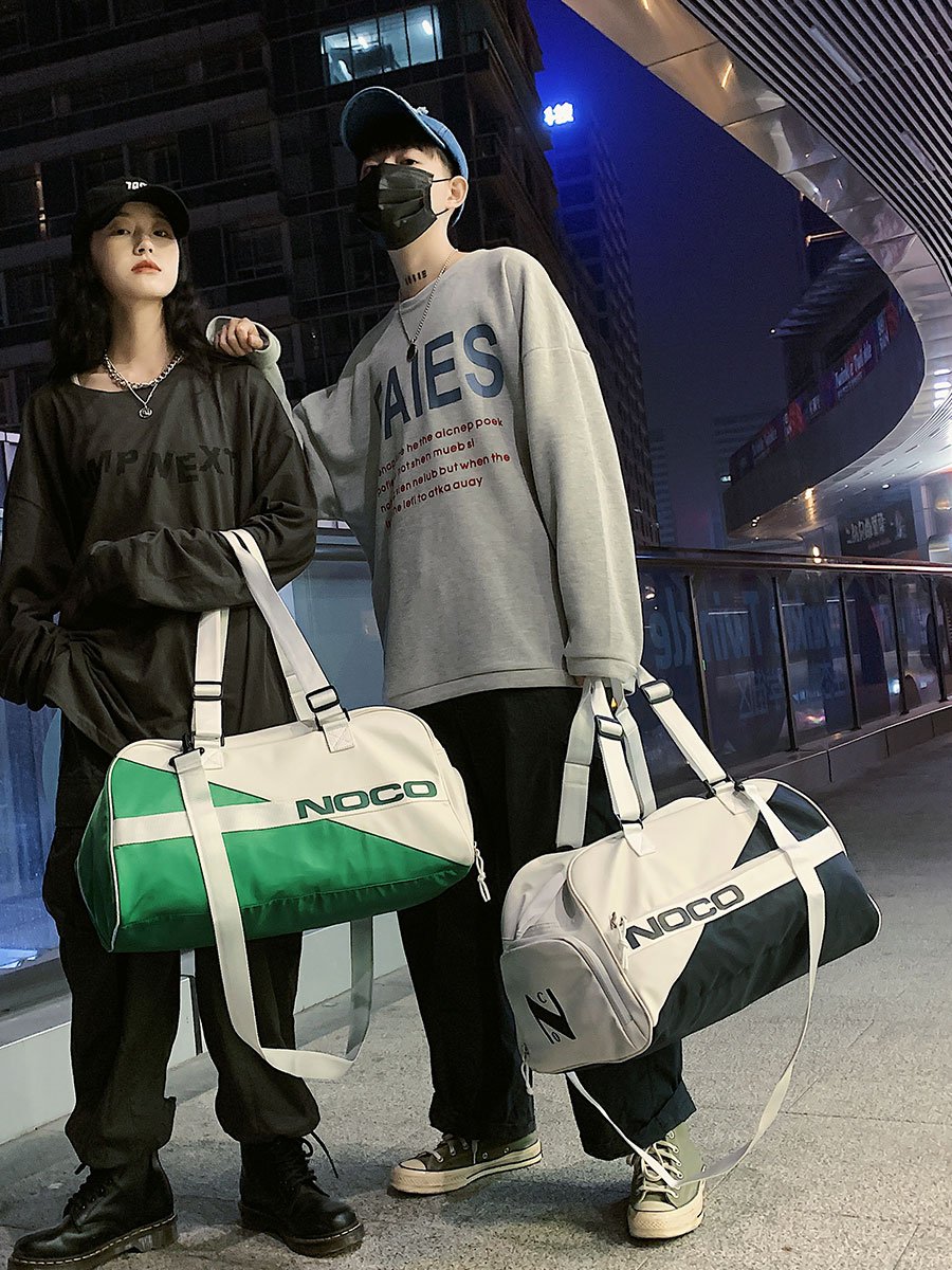 Sports and fitness packs for dry and wet separation training kits for short-distance handbags for large-capacity women waterproof luggage bags