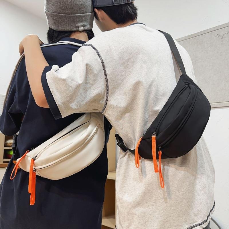 tilt-bag male chest bag ins-tide water-proof day is a one-shoulder-panel sports bag with a new waist bag