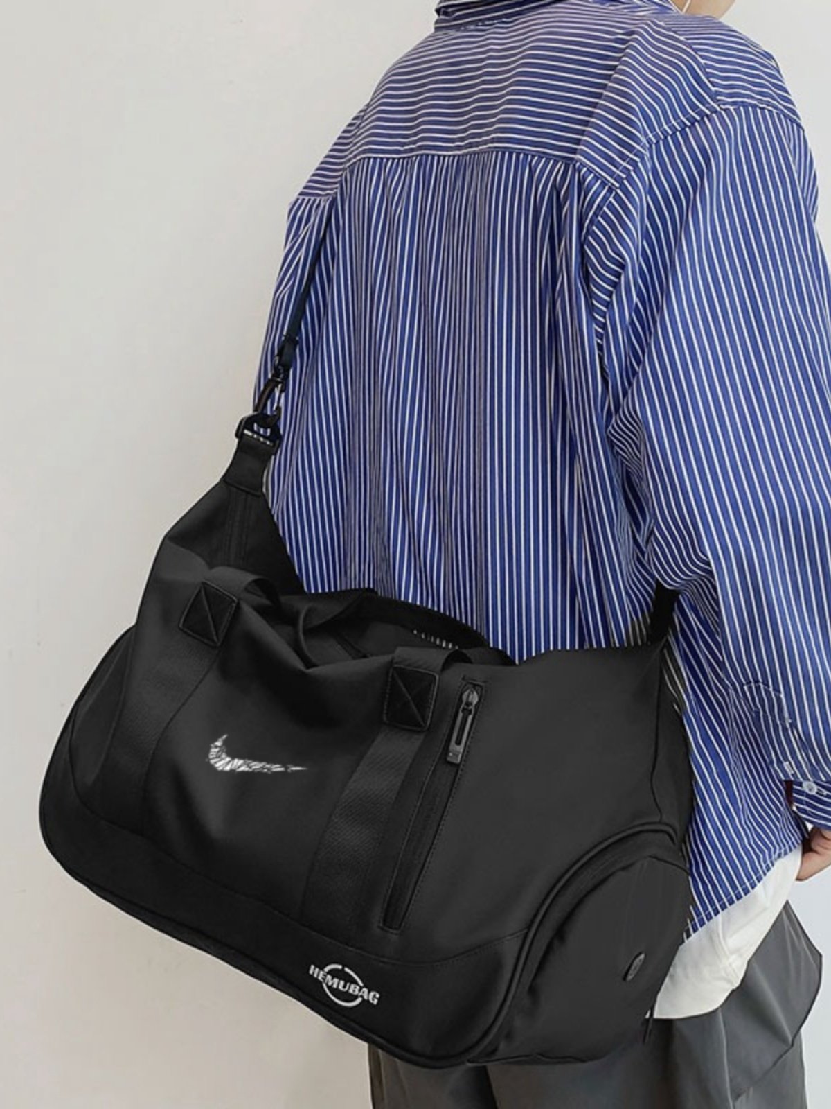 NY&NB SHORT-DISTANCE BAG WITH A LARGE CAPACITY OF WOMEN SPORTS, DRY AND WET, SEPARATED GYM BOYS' BACKPACK LIGHT HANDBAGS