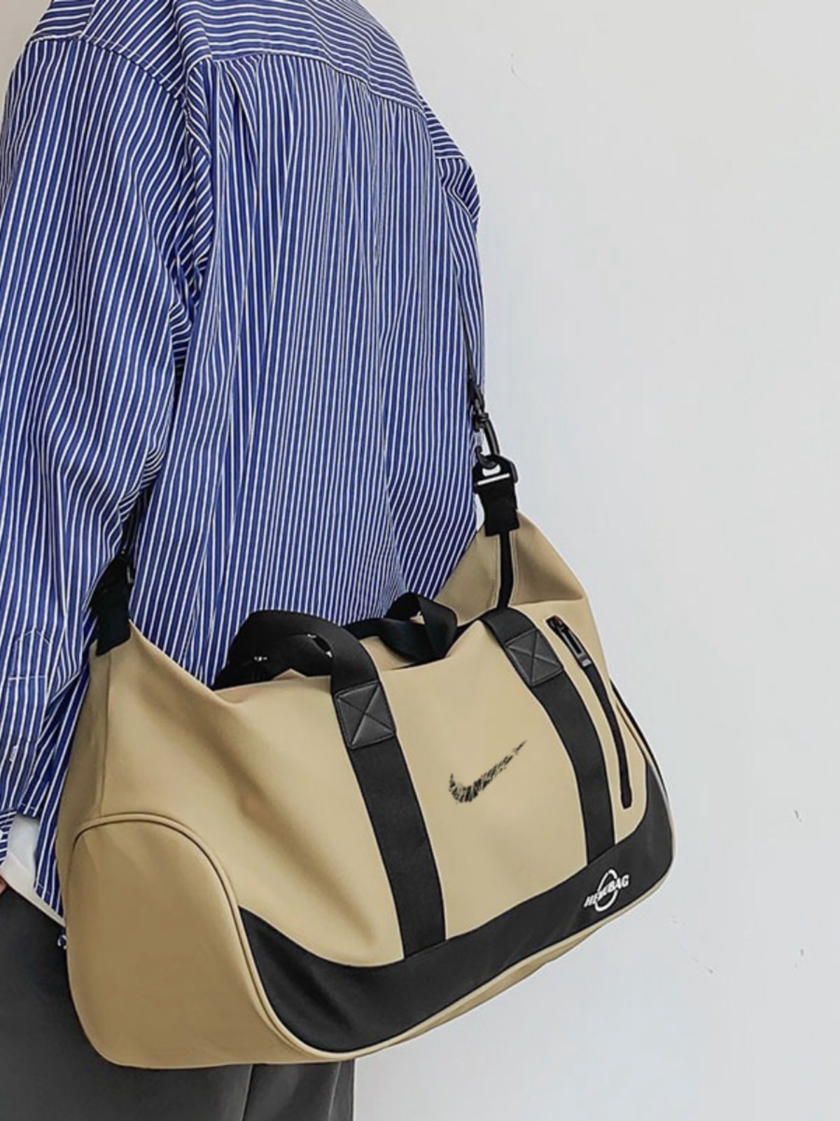 NY&NB SHORT-DISTANCE BAG WITH A LARGE CAPACITY OF WOMEN SPORTS, DRY AND WET, SEPARATED GYM BOYS' BACKPACK LIGHT HANDBAGS