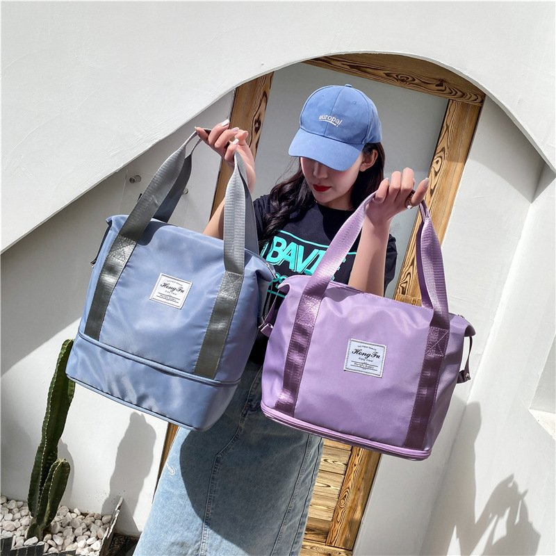 New dry-wet-separated swimmers, little handbags, one-shoulder puller, extended traveler