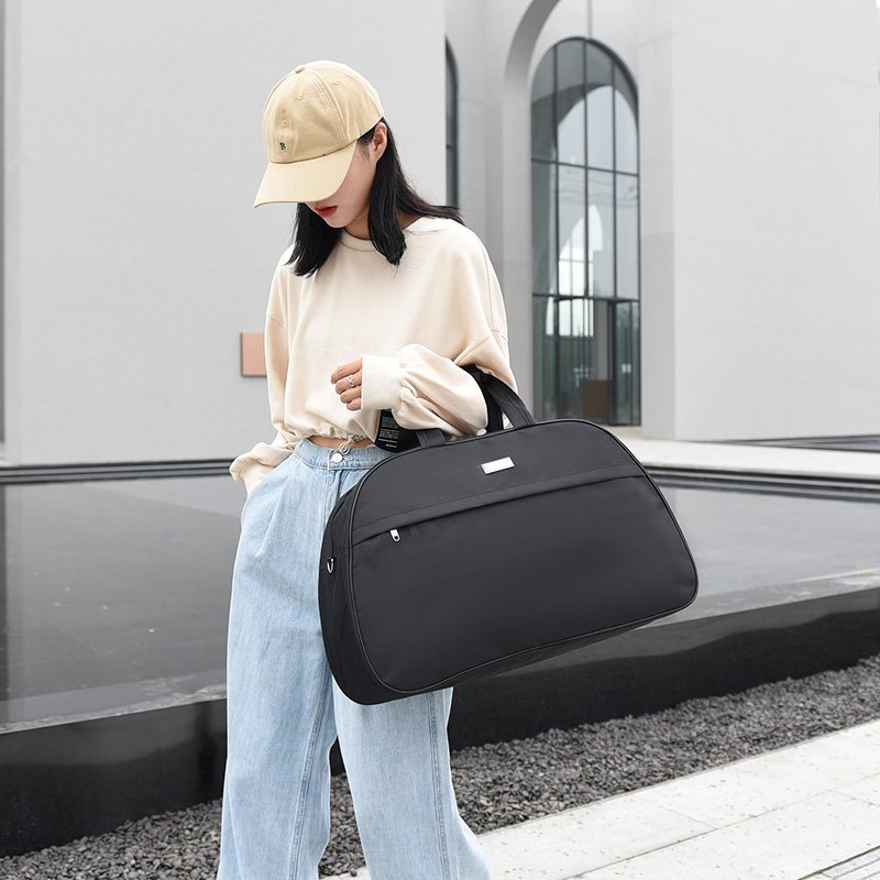 Short- and light-volume bag waterproof travel bag folds one-shoulder slash bag hand-held gymnasium bag