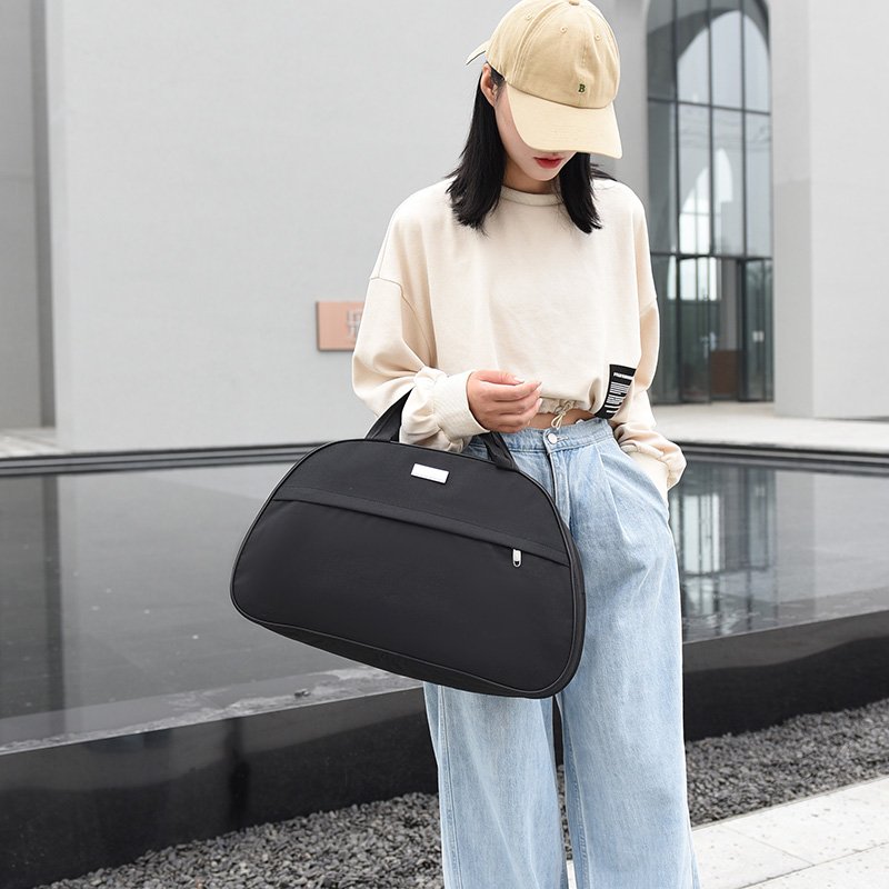 Short- and light-volume bag waterproof travel bag folds one-shoulder slash bag hand-held gymnasium bag