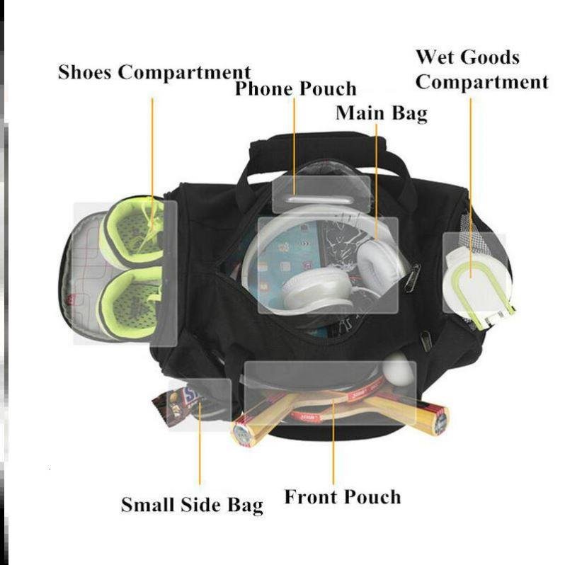 GymBagsFitnessTrainingOutdoorTravelSportBag sports kit