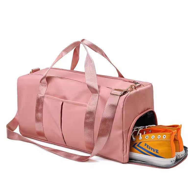 Gymnasium bag, dry and wet, shoe silo sports bag, hand-held slop bag, large-volume travel kit