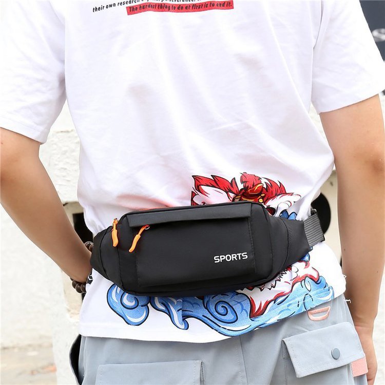 Out-of-door sports cashbags for men and women with large multi-purpose and high-capacity slants, and waterproof mobile phones