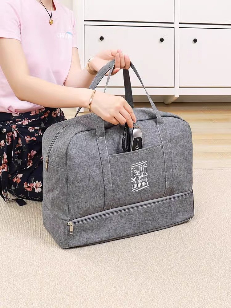 A large-capacity travel bag is used for water-proofing, general-purpose dry and wet-separated fitness equipment for men and women