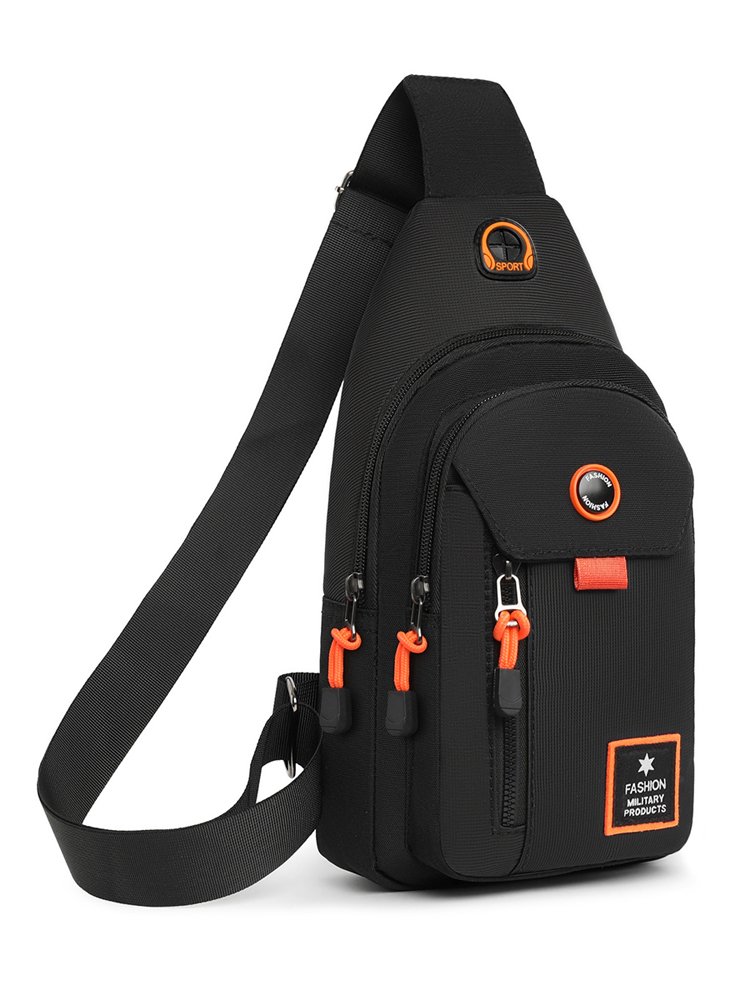 The new male chest bag, the new sports and leisure bag, the Korean fashion bag, and the Oxford rag, the one-shoulder bag