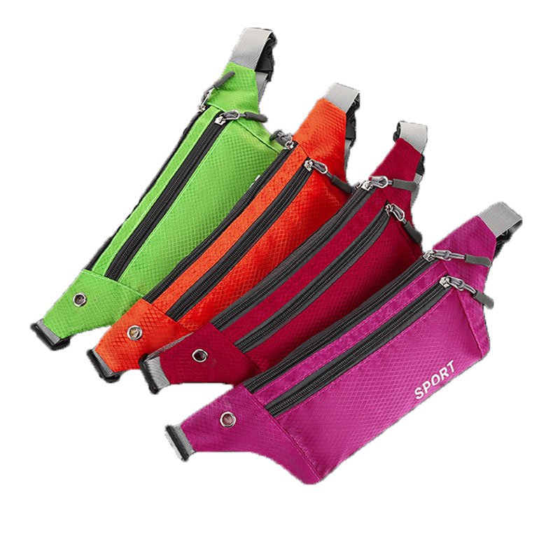 A sports cashier's cell phone bag for a man running a marathon