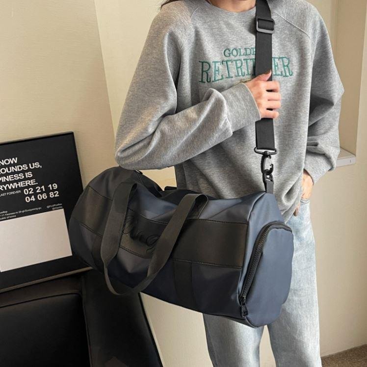 Gymnasium bag male slant bag, handbag, swimming bag, female dry-wet-separated, high-volume bag