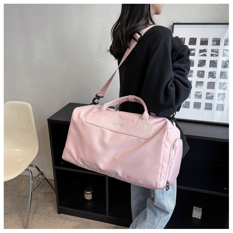 Travel bag, large-capacity gym bag, dry and wet separation sports bag, light handbag short tour bag