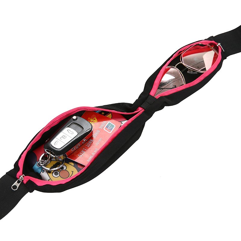 Sports running cell phone bag, high-powered waist bag, male and female gym bag, extra small, invisible belt