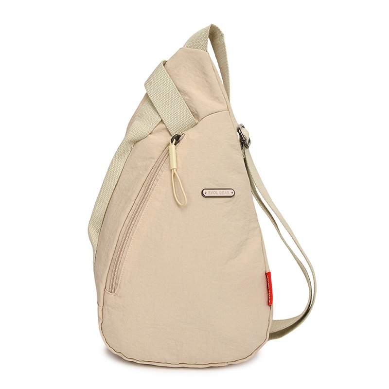 A new 2024 traveler for a girl with a slashy backpack, and a light trip bag for her
