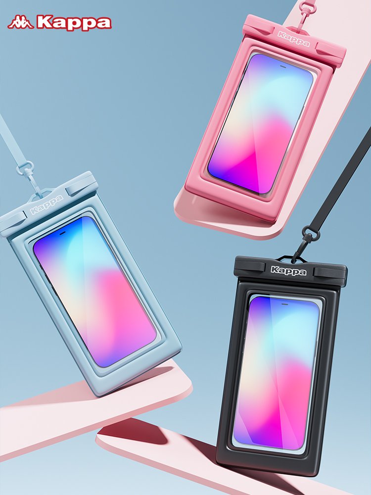 Kappa phone waterproof bag to touch screen swimmers under seal