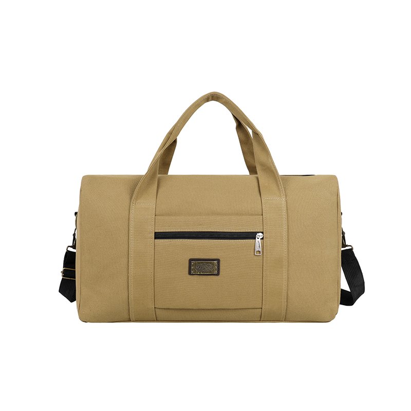 A large-capacity canvas bag, handbag-size, handbag-size, male, travel-side, one-shoulder bag, fitness