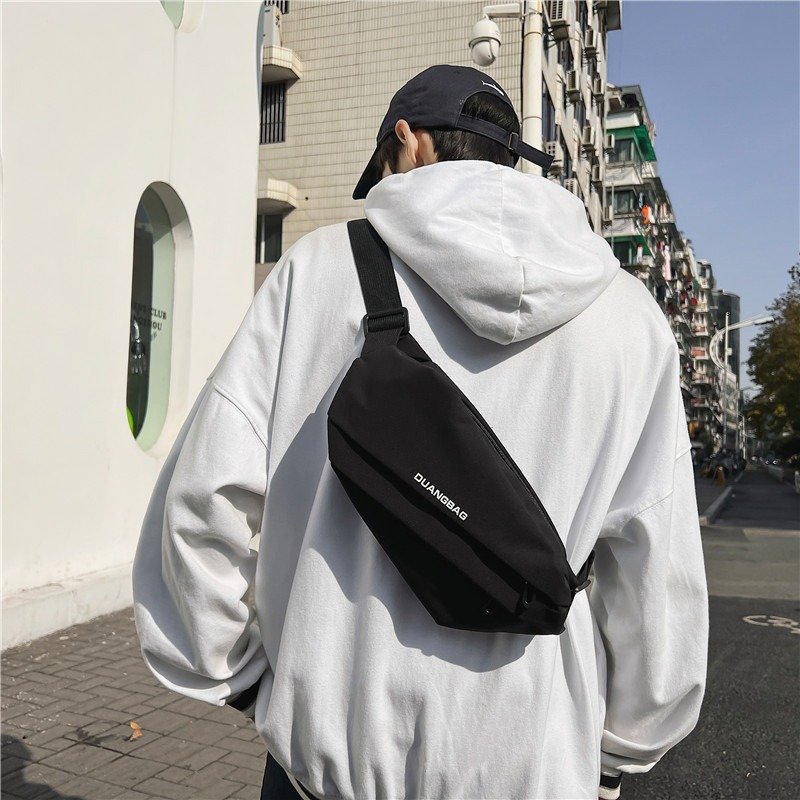 chest-packed men's leisure-packed large-capacity one-shoulder-packed men's little backpacksin's new waist bag for women's cell phones