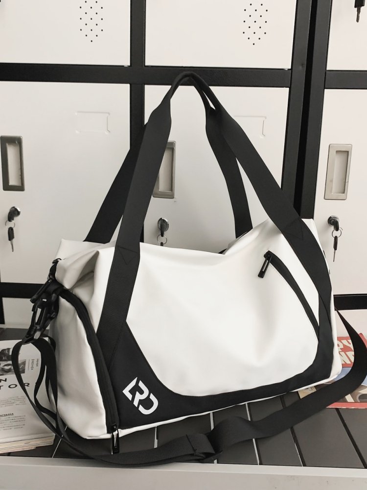 Short-distance bag for women with a high-capacity water, wet and dry separation gym bag and bag for luggage