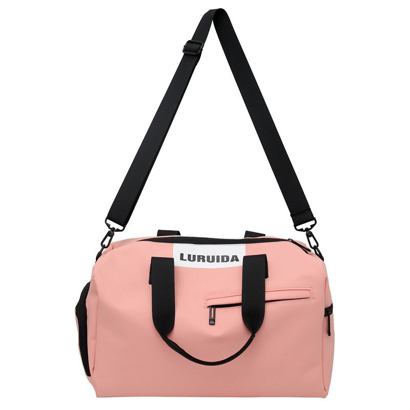 Dried, wet and separated sports bag, short-distance sports bag, recreational swimming bag, one-shoulder-slashed shoe slot