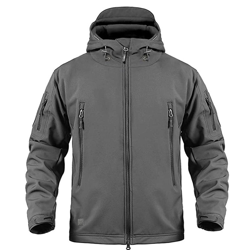 Waterproof Tactical Jacket Men Warm Windbreaker Bomber Jacket Camouflage Hooded Coat US soft jacket