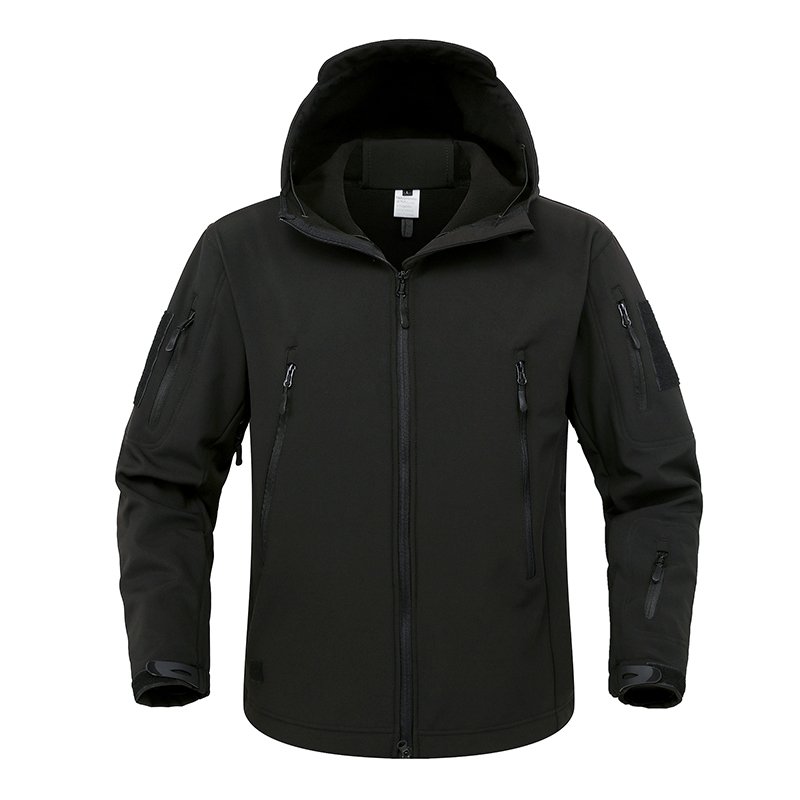 Waterproof Tactical Jacket Men Warm Windbreaker Bomber Jacket Camouflage Hooded Coat US soft jacket