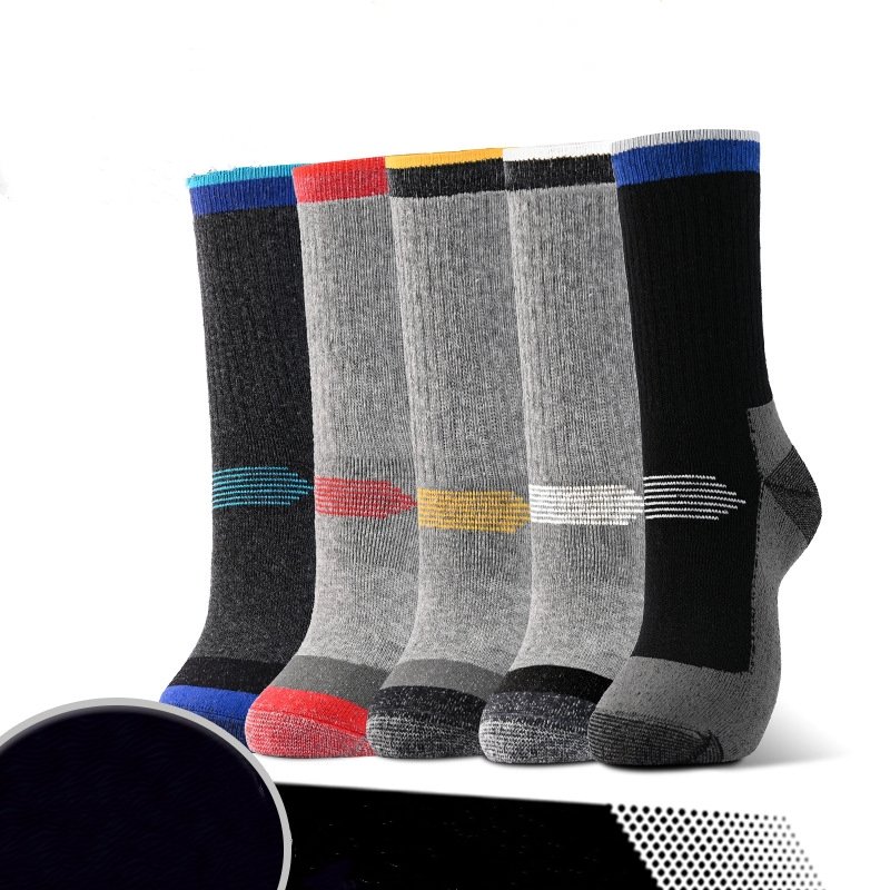 New Winter Warm Padded Merino Wool Socks Hiking Socks