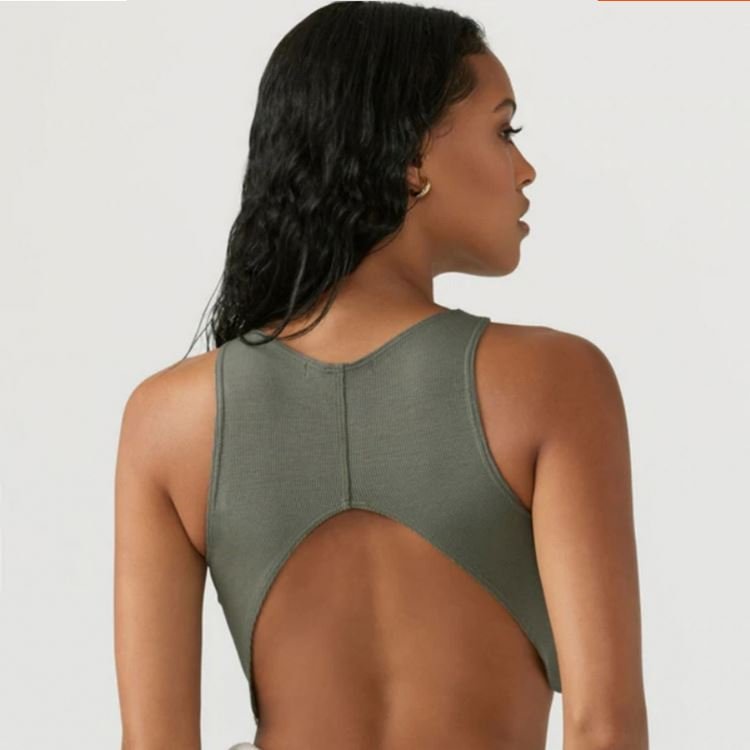 2022 Workout Clothing Activewear Push Up Backless High Impact Gym Sport Bra Top Fitness Yoga Seamless Sports Bra For Women