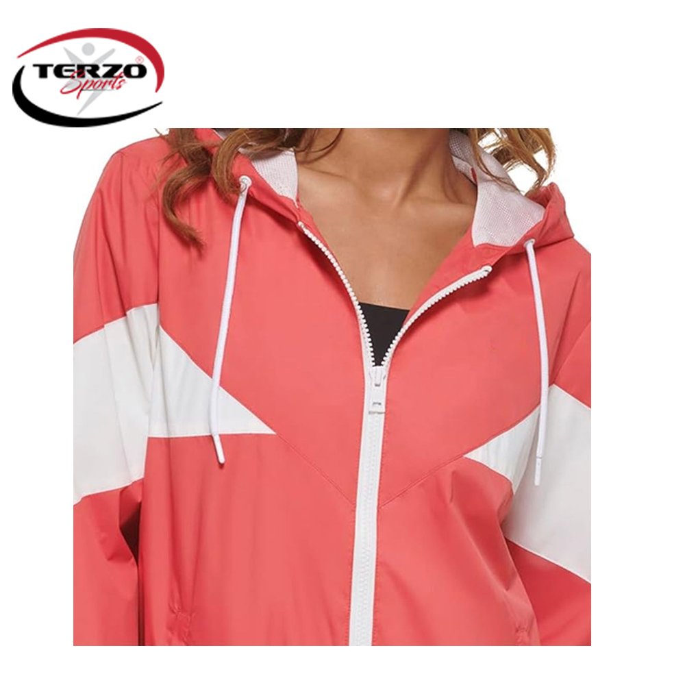 Women Windbreakers Plain Dyed Casual Fashion Low MOQ Best Design Windbreaker Slim Fit Women Windbreakers